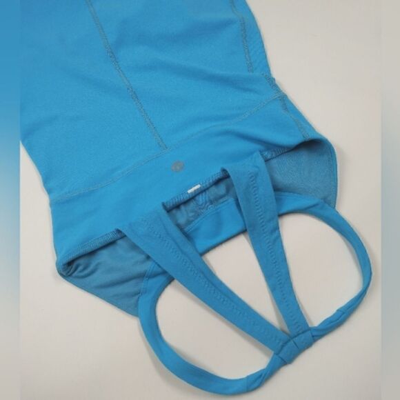 Lululemon Athletica Turquoise Long Halter Tank Top SZ small - Picture 13 of 16